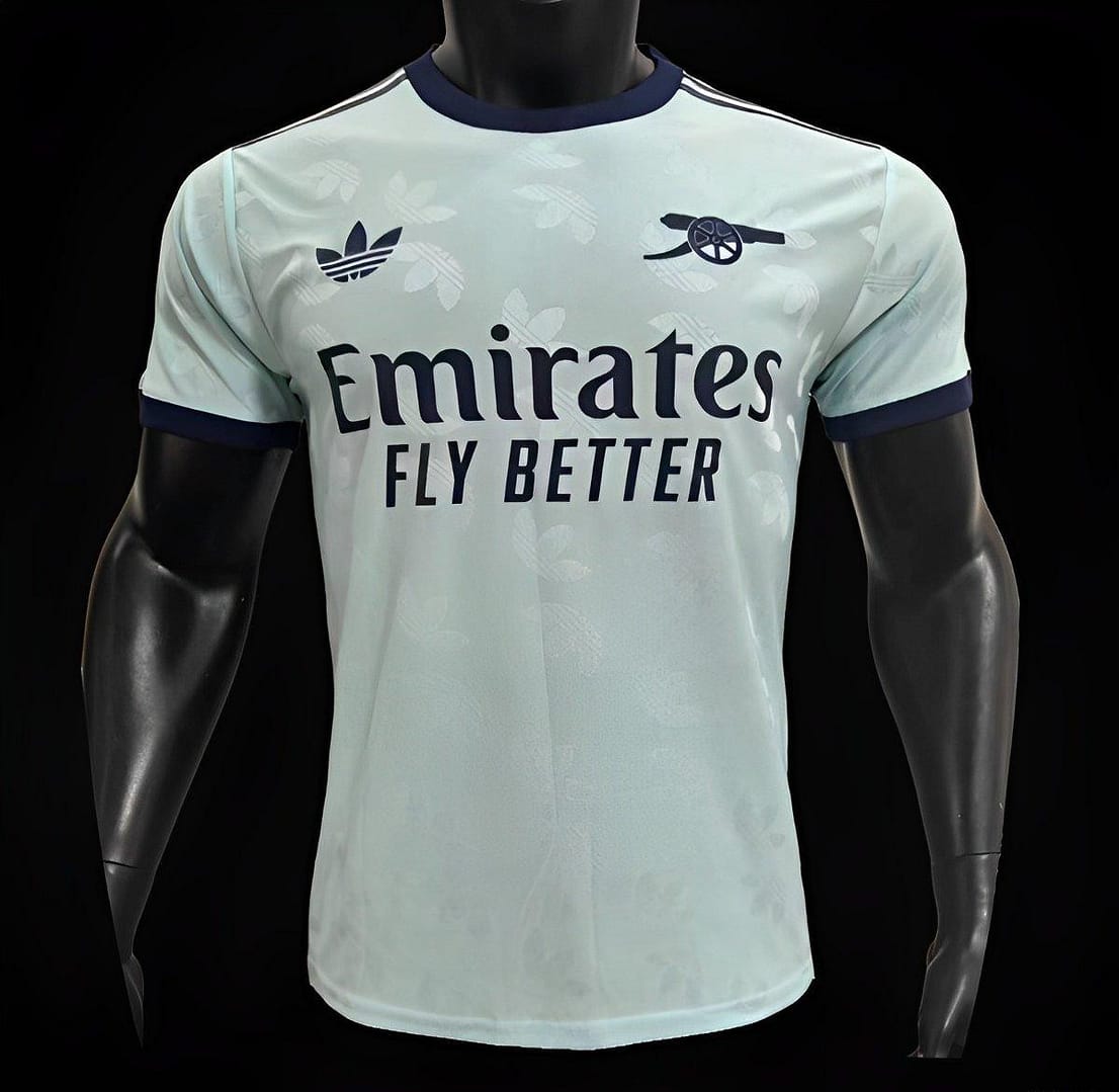 Player Version 24/25 Arsenal x Adidas Original Light Green Jersey