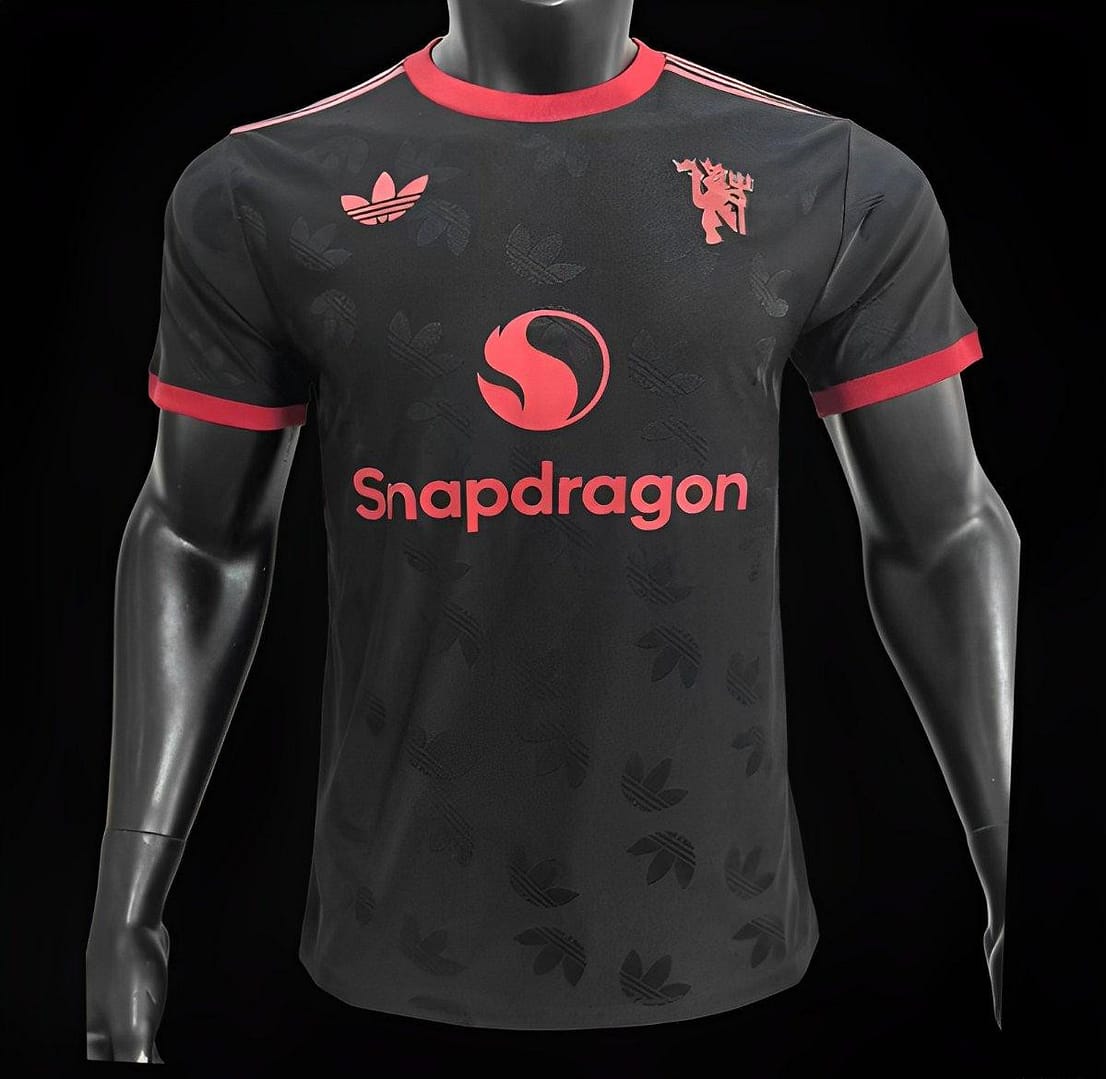 Player Version 24/25 Manchester United x Adidas Original Black Jersey