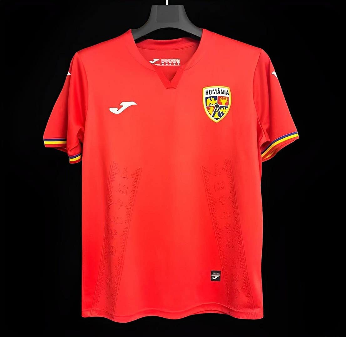 2024 Romania Away Red Jersey