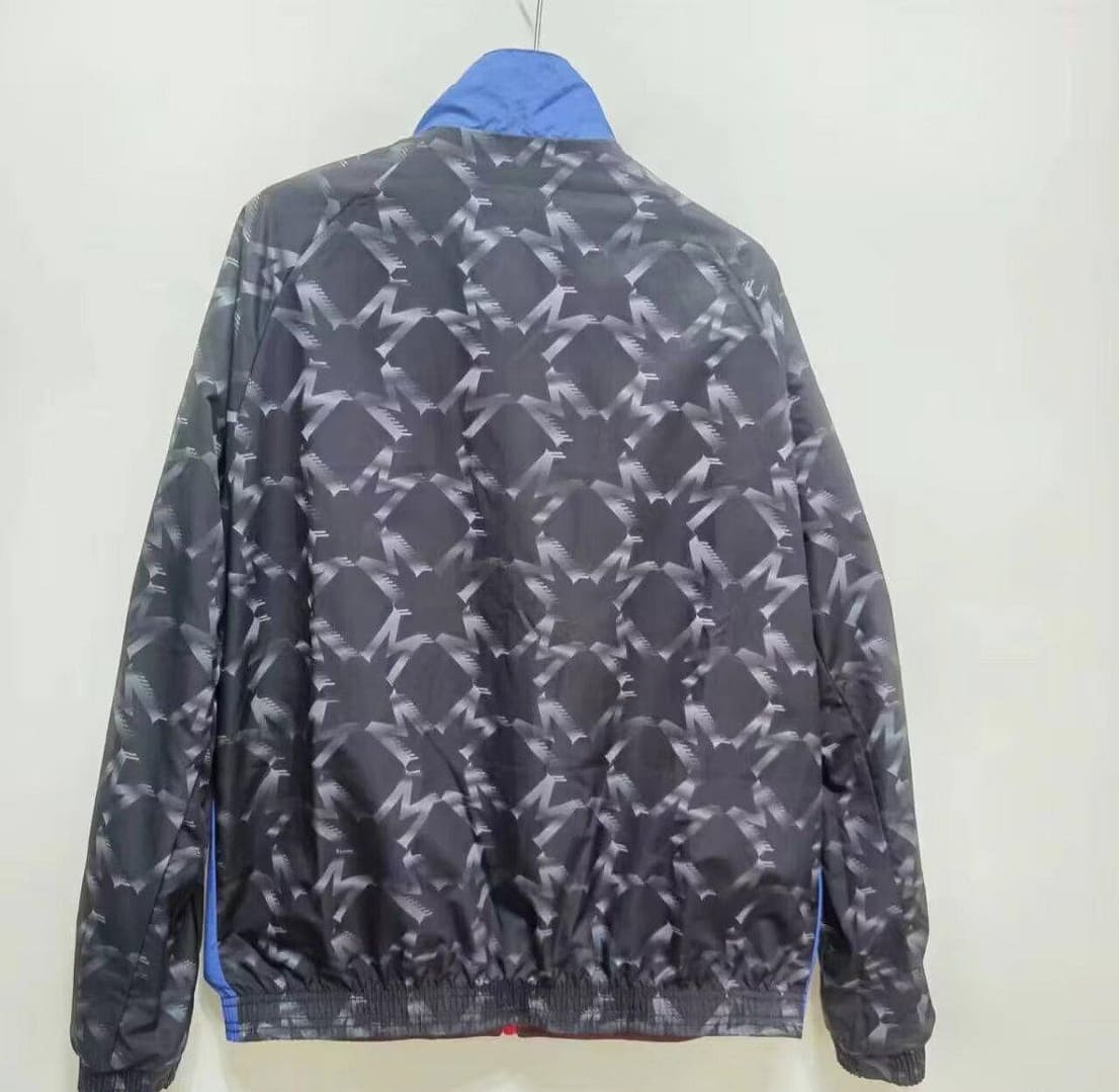 2024 Manchester Untied Black/Red Reversible Windbreaker - Image 4