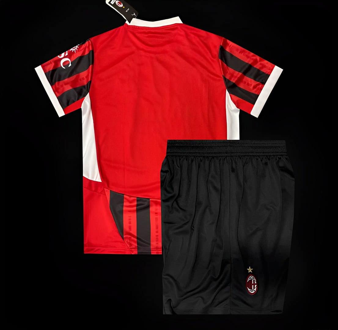 24/25 Kids AC Milan Home Jersey - Image 2