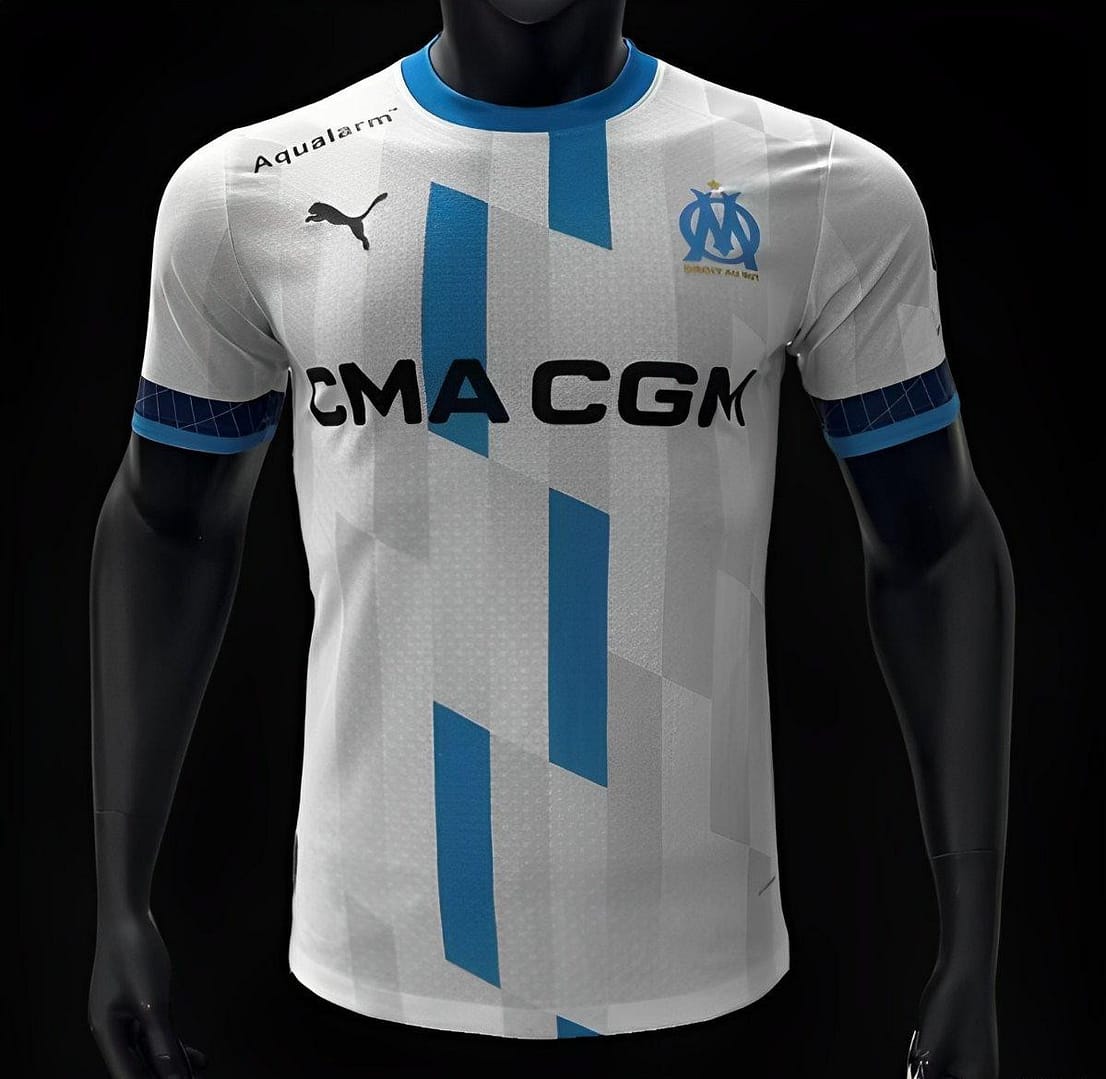 Player Version 24/25 Olympique Marseille X Team BDS Puma Esports White Jersey