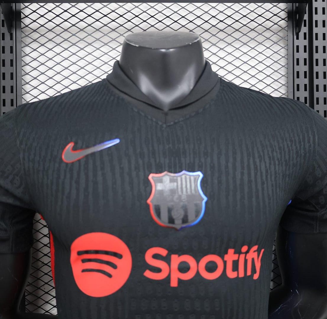 Player Version 24/25 Barcelona Away Black Jersey - Image 6