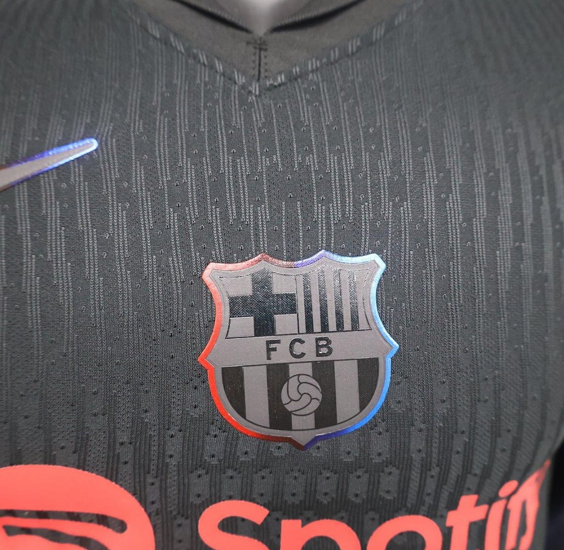 Player Version 24/25 Barcelona Away Black Jersey - Image 8