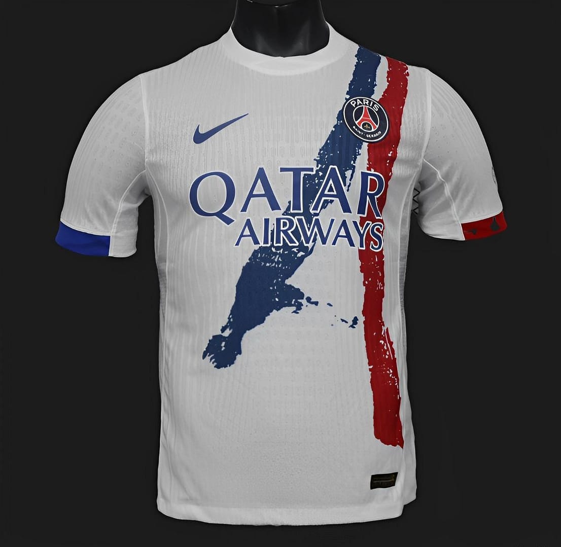 Player Version 24/25 PSG Away White Jersey