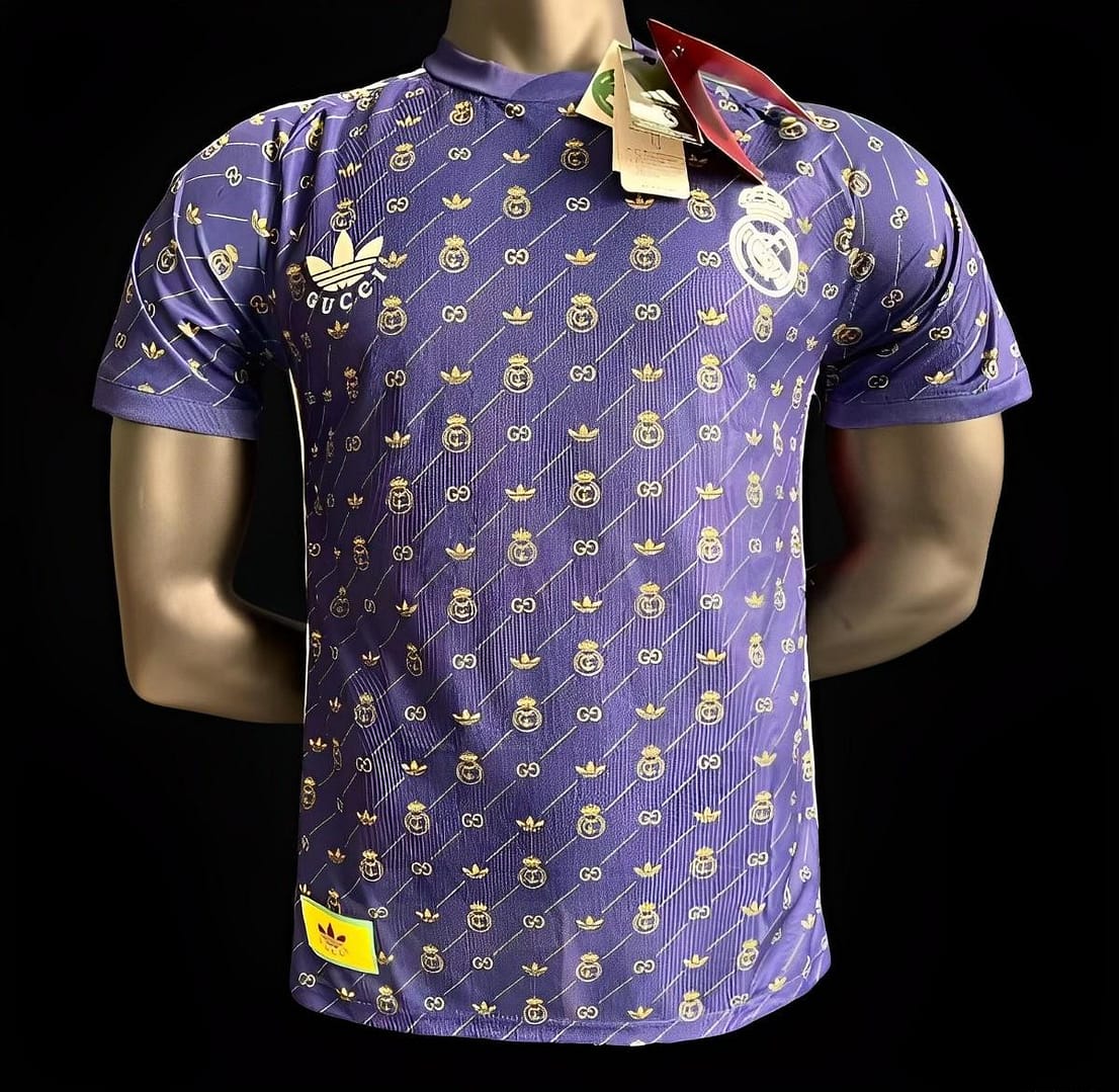 Player Version 24/25 Real Madrid x GUCCI Purple Special Jersey