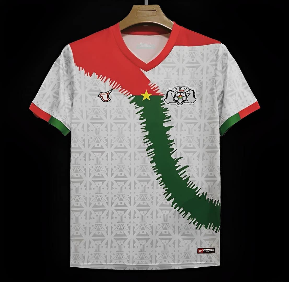 2024 Burkina Faso Away White Jersey
