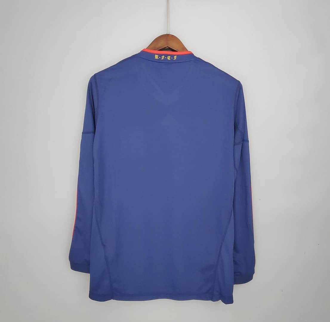 Retro long sleeve Spain 2010 away Soccer Jersey - Image 2