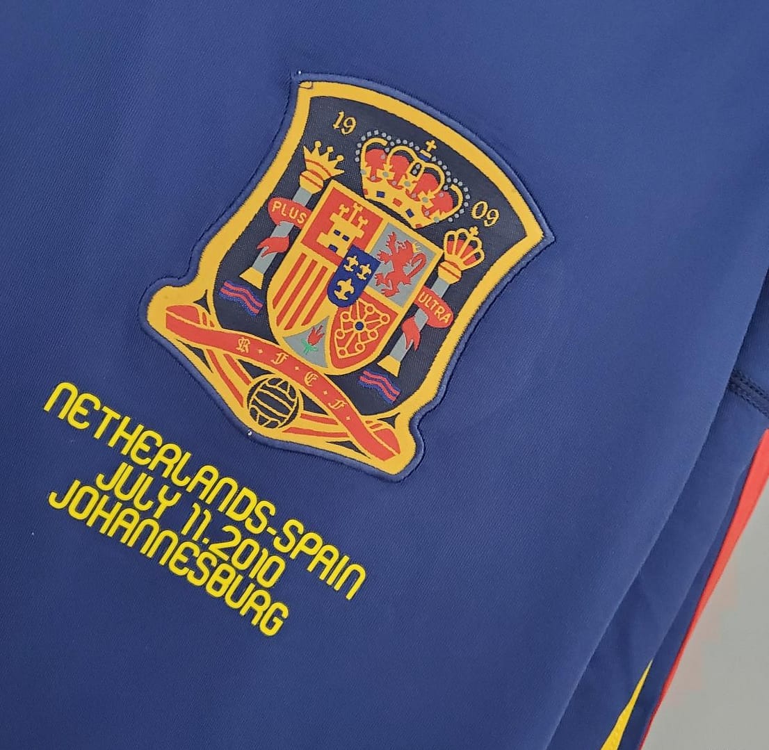 Retro long sleeve Spain 2010 away Soccer Jersey - Image 10