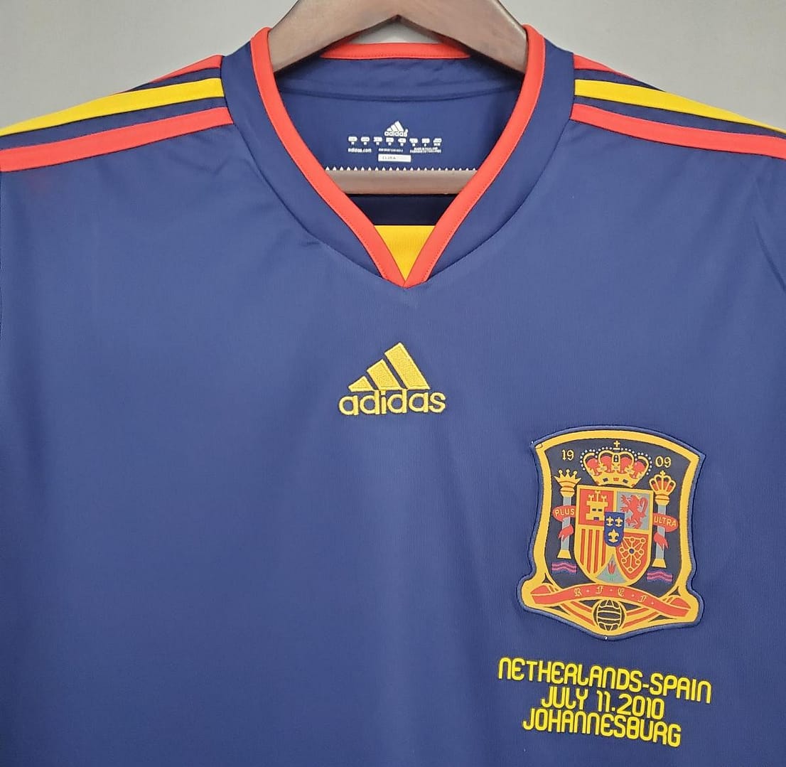 Retro long sleeve Spain 2010 away Soccer Jersey - Image 11