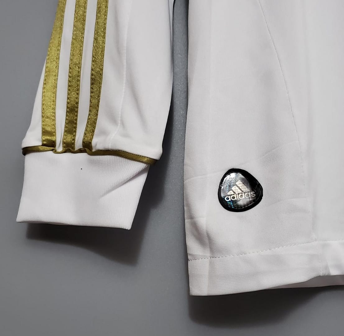 Retro Real Madrid 11/12 Long sleeve home Soccer Jersey - Image 6