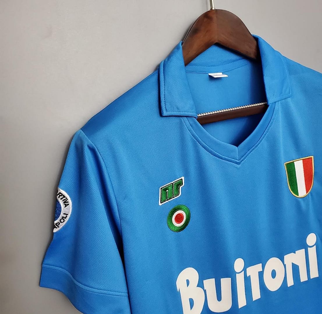 Retro Napoli 87/88 home Soccer Jersey - Image 3