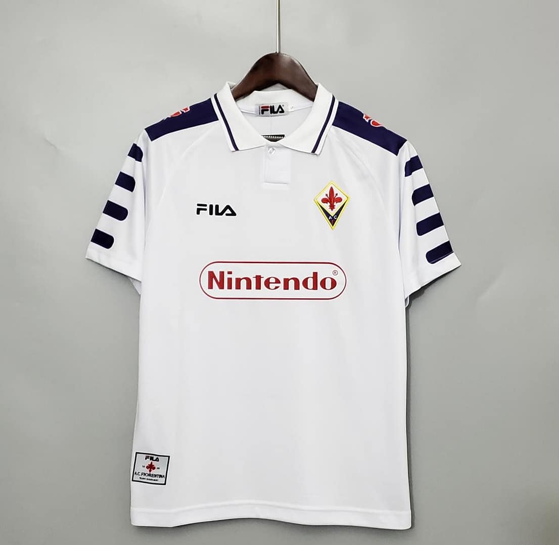 Retro 98/99 Fiorentina Away White Jersey