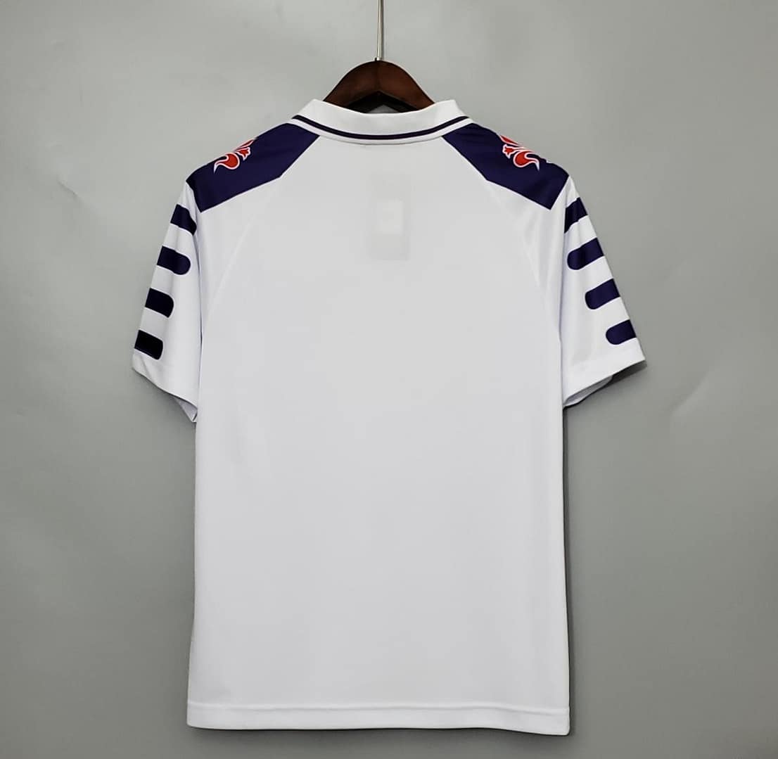 Retro 98/99 Fiorentina Away White Jersey - Image 9