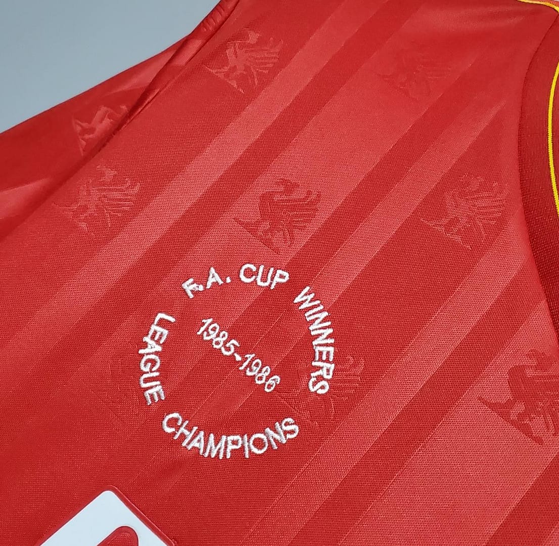 Retro 85/86 Liverpool home Soccer Jersey - Image 5