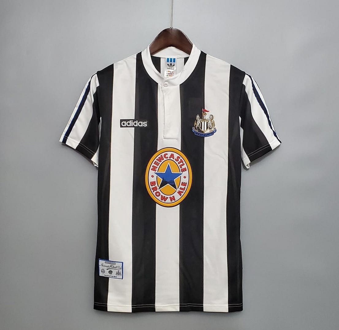 Retro 95/97 Newcastle United home Soccer Jersey