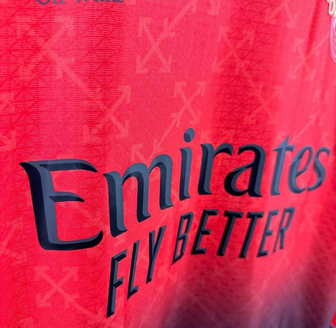 Player Version 25/26 AC Milan x OFFWHITE Red Special Jersey - Image 8