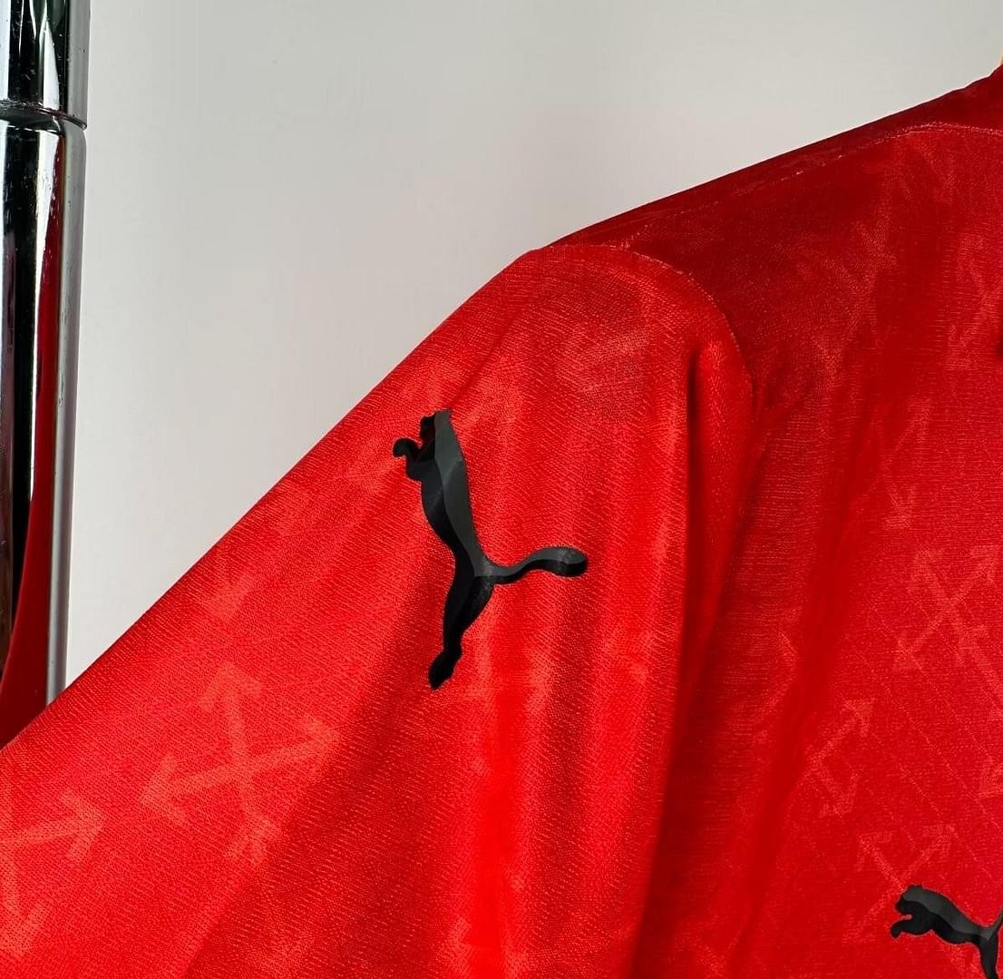 Player Version 25/26 AC Milan x OFFWHITE Red Special Jersey - Image 9