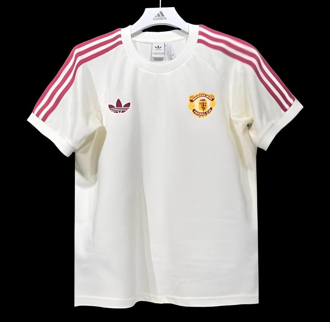 24/25 Manchester United Cotton Beige T-shirt Jersey