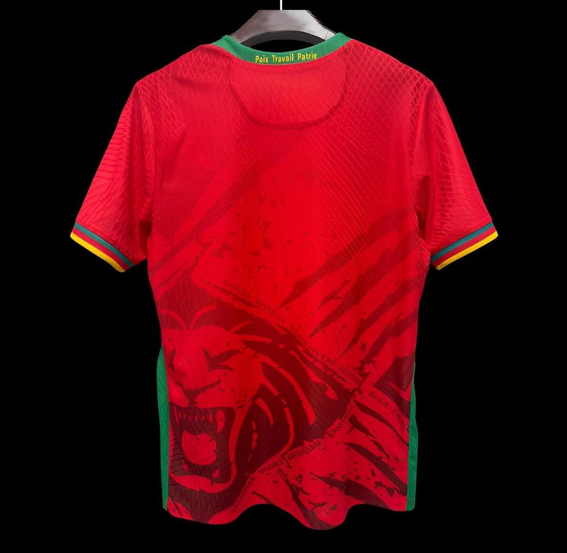 Player Version 2025 Cameroon Away Red Jersey - Image 2