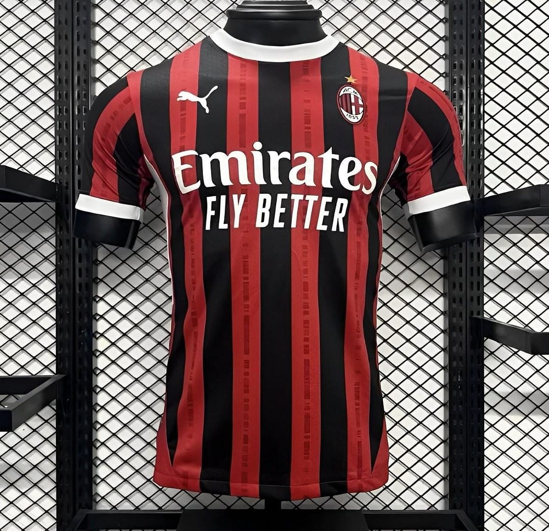 Player Version 24/25 AC Milan Home Jersey