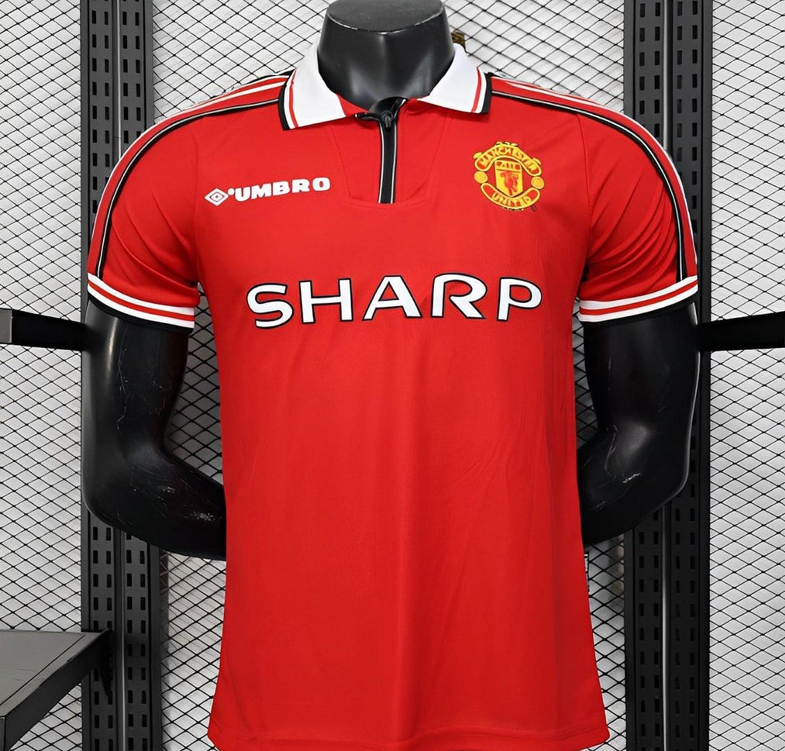 Player Version 98/99 Manchester United Home Jersey