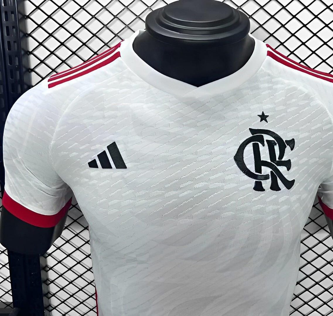 Player Version 24/25 Flamengo Away White Jersey - Image 3