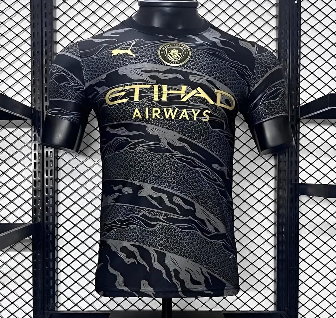 Player Version 24/25 Manchester City Black Dragon Special Jersey