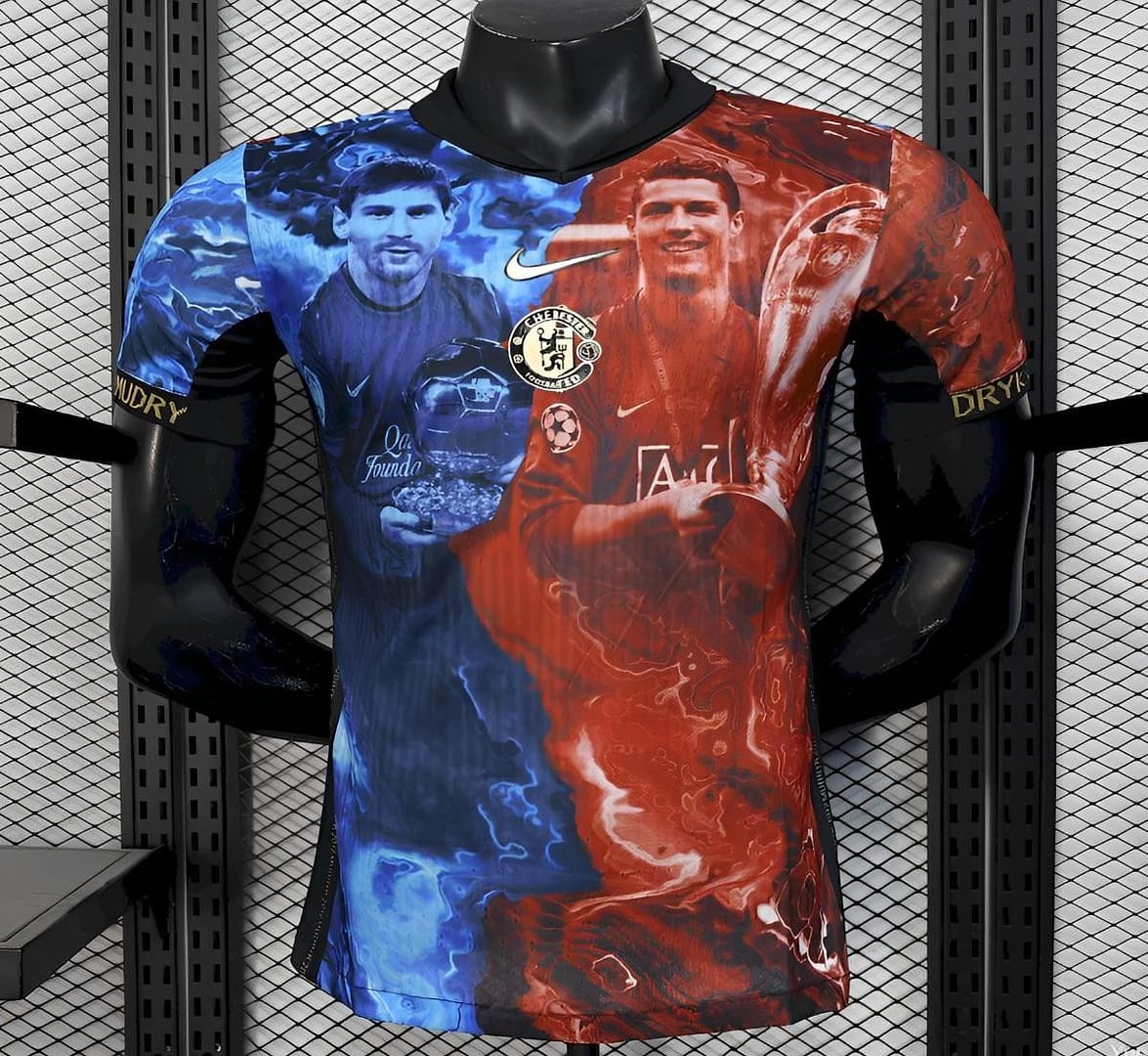 2025/26 Player Version Manchester United Ronaldo Chelsea Messi Special Edition Jersey