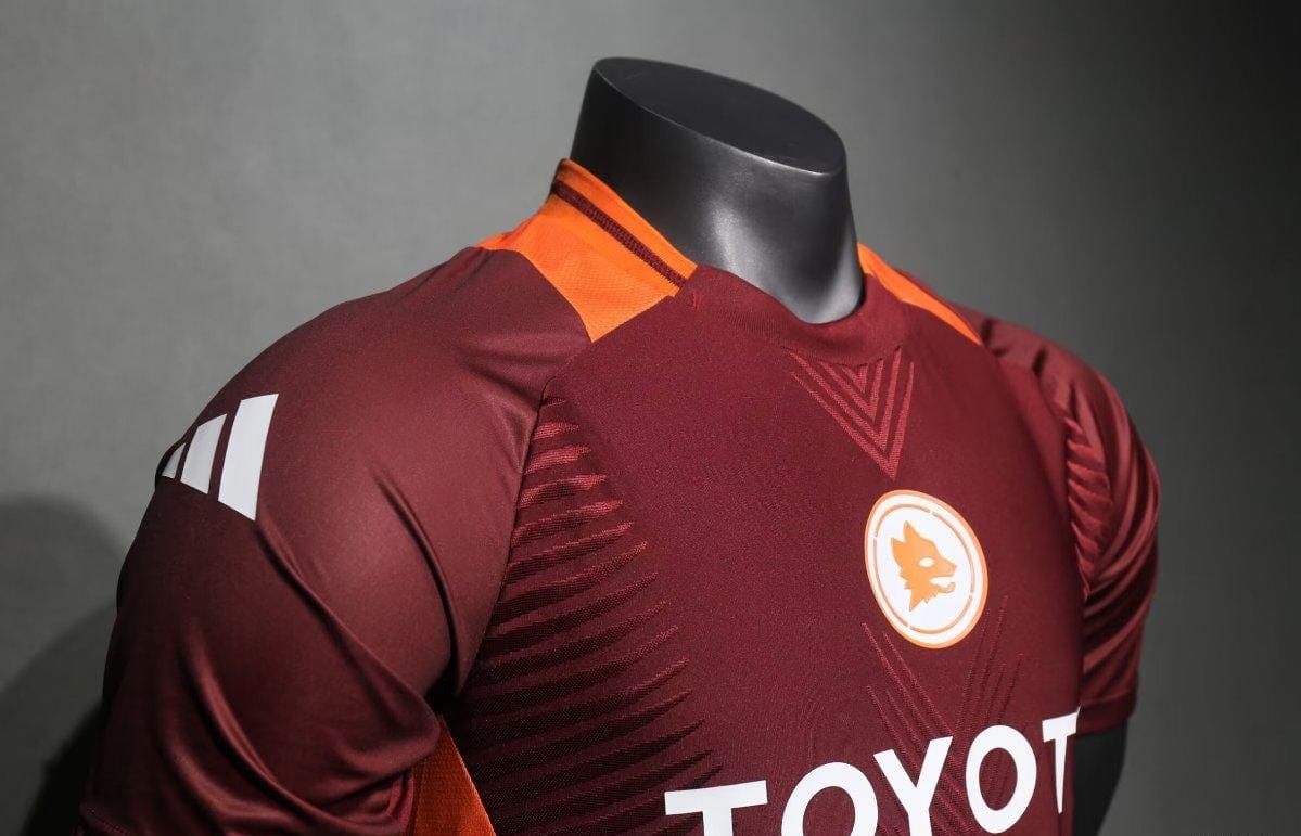 Player Version 24/25 AS Roma Home Pre-Match Jersey - Image 6