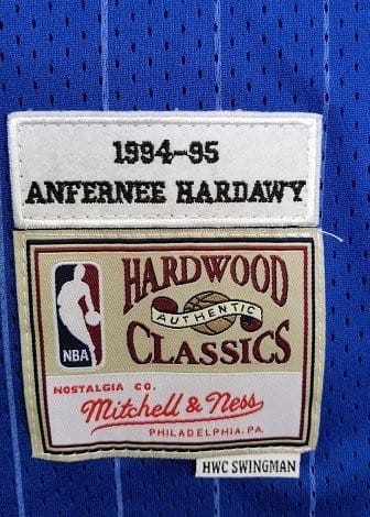 Men's Anfernee Hardaway Blue Retro Classic Team Jersey - Image 8