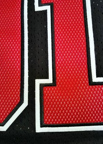 Men's Dennis Rodman Black Retro Classic Team Jersey - Image 9