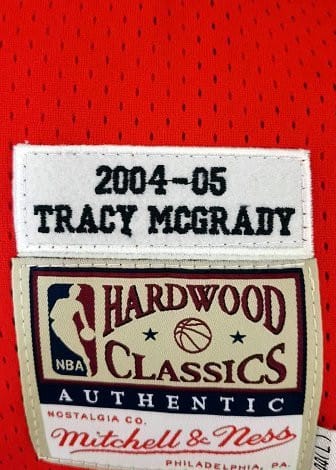 Men's Tracy McGrady Red Retro Classic Team Jersey - Image 6