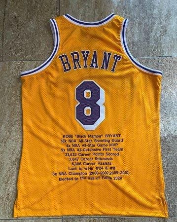 Men's Kobe Bryant Yellow Retro Classic Team Jersey - Image 4
