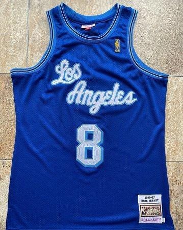 Men's Kobe Bryant Blue Retro Classic Team Jersey - Image 2