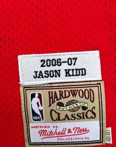 Men's Jason Kidd Red Retro Classic Team Jersey - Image 9