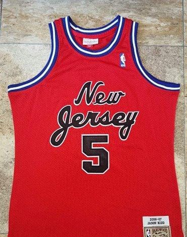 Men's Jason Kidd Red Retro Classic Team Jersey - Image 2