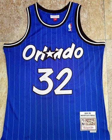 Men's Shaquille O'Neal Blue Retro Classic Team Jersey - Image 5