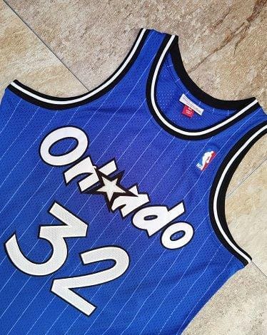 Men's Shaquille O'Neal Blue Retro Classic Team Jersey - Image 8