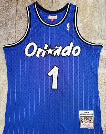 Men's Anfernee Hardaway Blue Retro Classic Team Jersey - Image 2