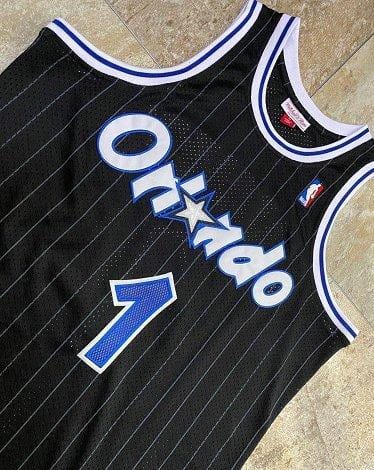 Men's Anfernee Hardaway Black Retro Classic Team Jersey - Image 9