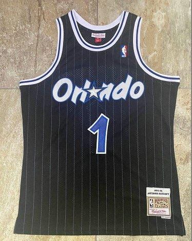 Men's Anfernee Hardaway Black Retro Classic Team Jersey - Image 10