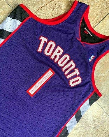 Men's Tracy McGrady Purple Retro Classic Team Jersey - Image 3