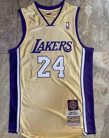 Men's Kobe Bryant Golden Retro Classic Team Jersey - Image 11