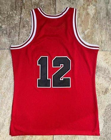 Men's Michael Jordan Red Retro Classic Team Jersey - Image 6