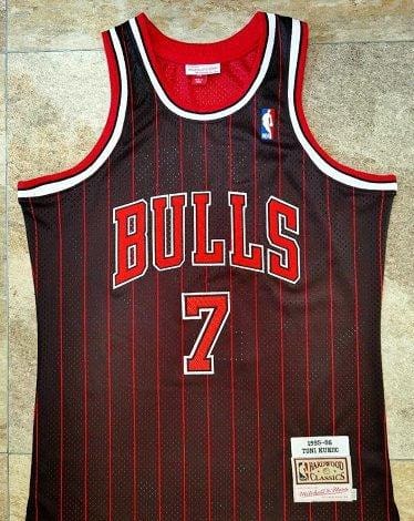 Men's Toni Kukoc Black Retro Classic Team Jersey - Image 2