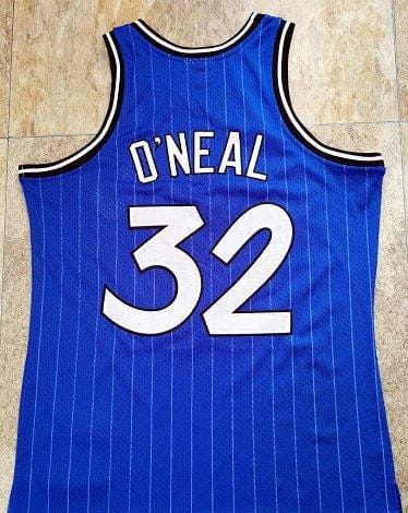 Men's Shaquille O'Neal Blue Retro Classic Team Jersey - Image 6