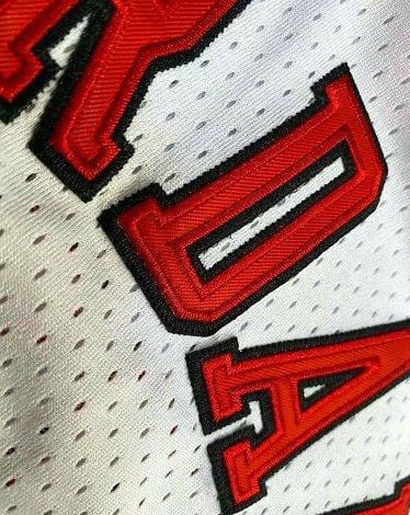 Men's Michael Jordan White Retro Classic Team Jersey - Image 2