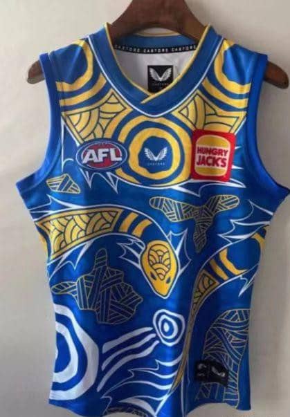 West Coast Eagles 2021 Men's Indigenous Football Guernsey - Image 6