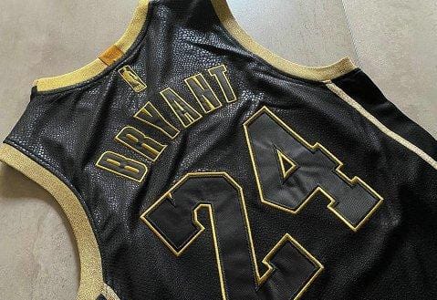 Men's Kobe Bryant Black Retro Classic Team Jersey - Image 6